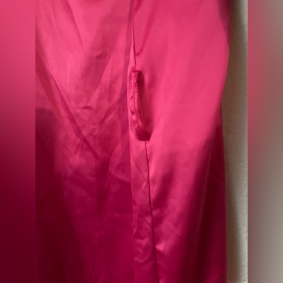 Zara pink satin effect mini dress adjustable straps - Picture 5 of 5